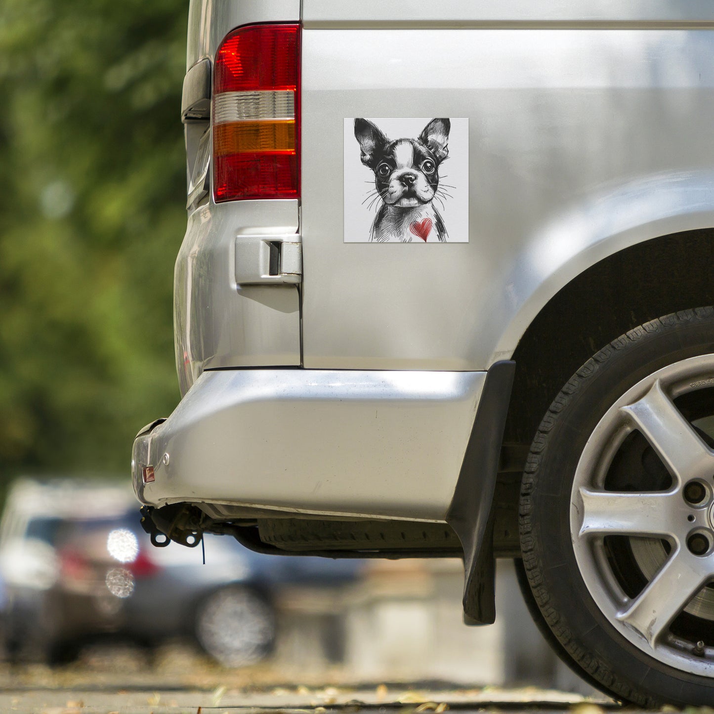 Boston Terrier Heart Magnet