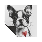Boston Terrier Heart Magnet