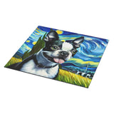 Boston Terrier Starry Night Magnet