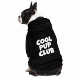 Cool Pup Club 100% Cotton Dog Fleece Hoodie .