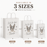 Personalized Dog Photo Gift Bag | Custom Pet Photo Keepsake Gift Bag | Reusable Gift Bag | Dog Lover Gift
