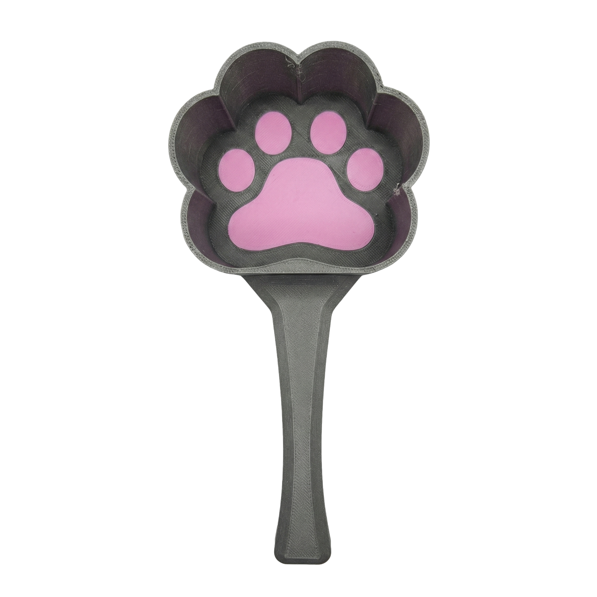 Dog Paw Scoop For Food . Black Pink