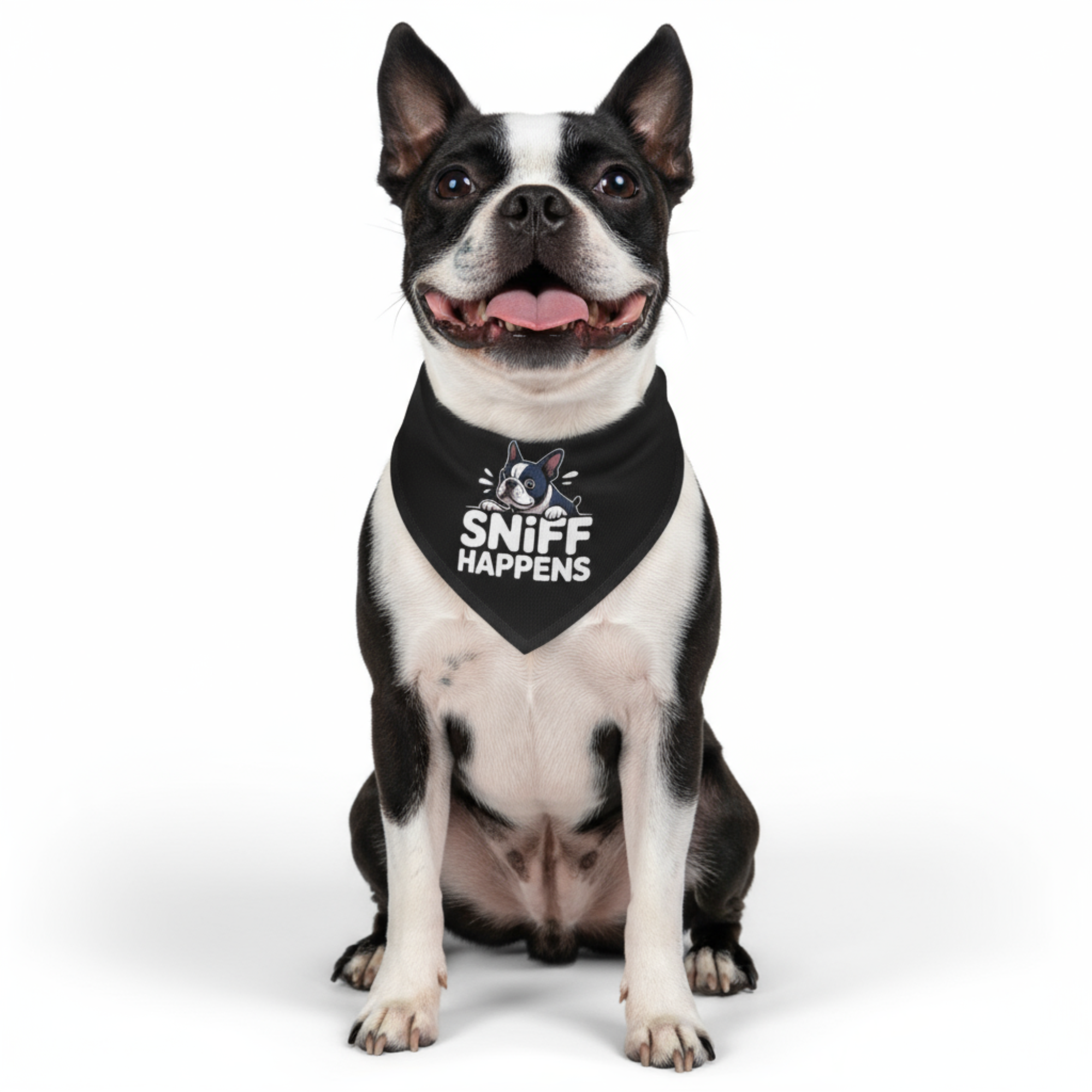 Sniff Happens Dog Bandana Collar