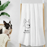 Custom Dog Spa Towel - Soft Microfiber Polyester