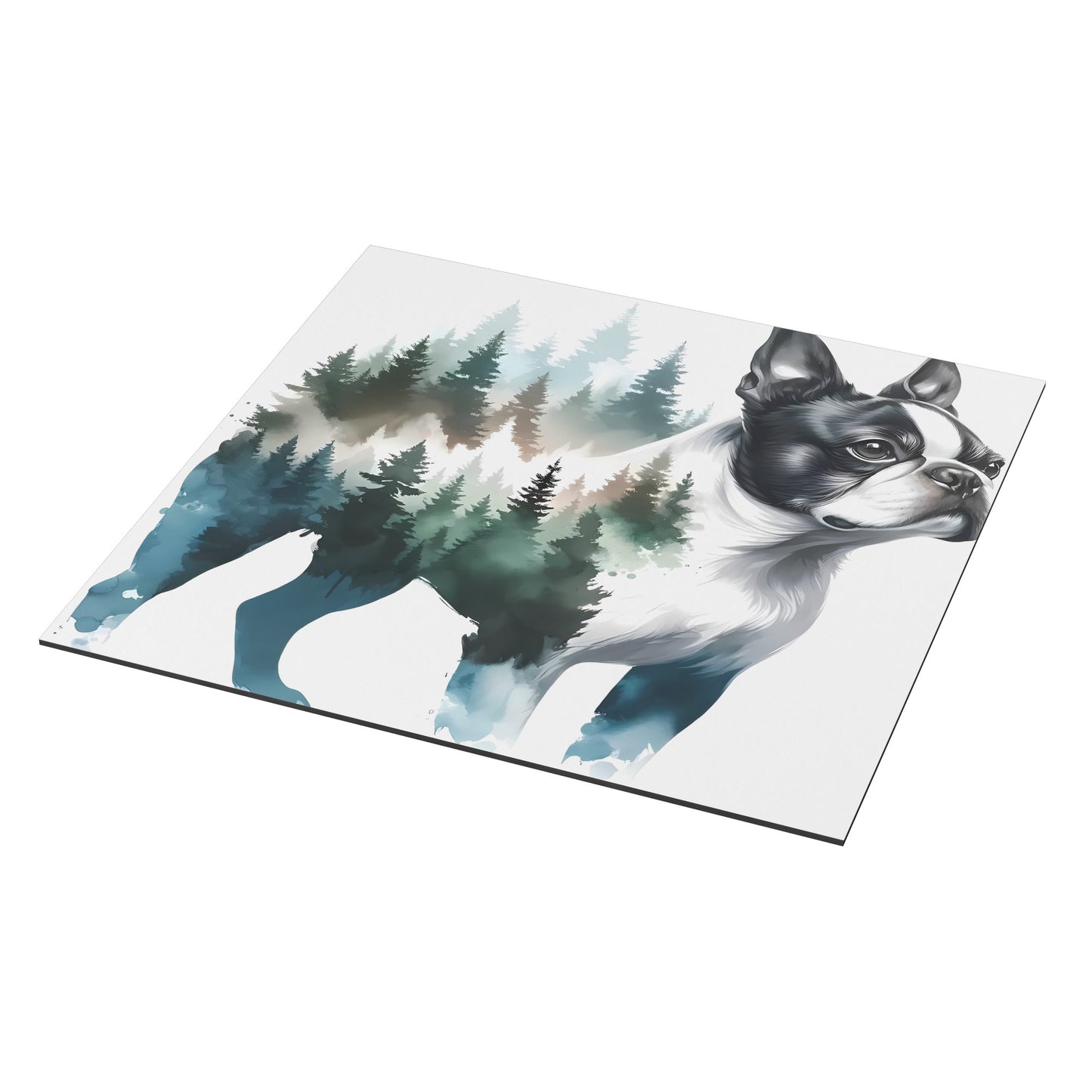 Forest Boston Terrier Dog Magnet