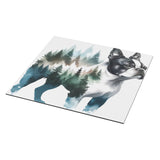 Forest Boston Terrier Dog Magnet