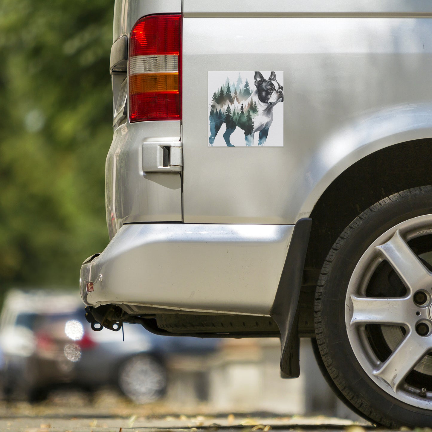 Forest Boston Terrier Dog Magnet