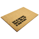 Funny Dog Doormat - Just So You Know, There's, Like, A Lot Of Dogs In Here .