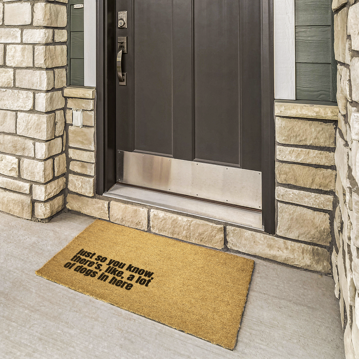 Funny Dog Doormat - Just So You Know, There's, Like, A Lot Of Dogs In Here .