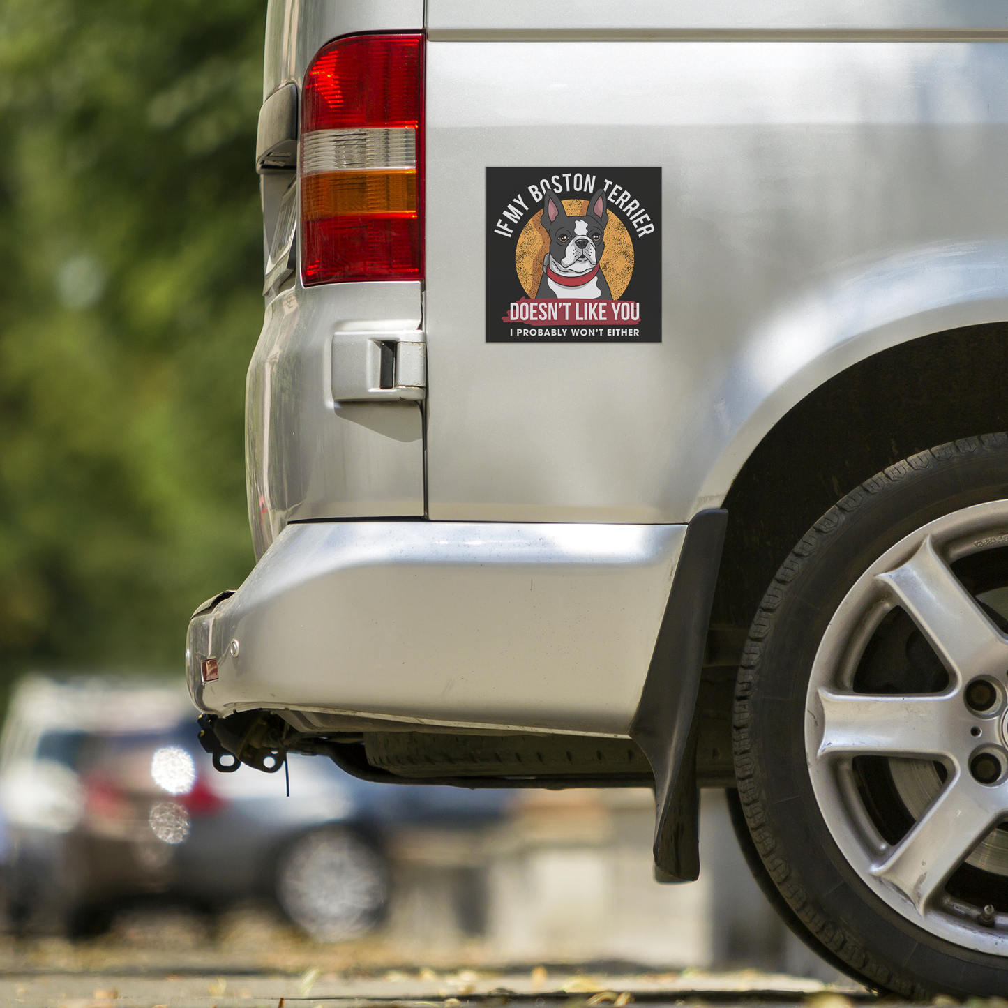 If My Boston Terrier Doesn't Like You I Probably Won't Either Magnet