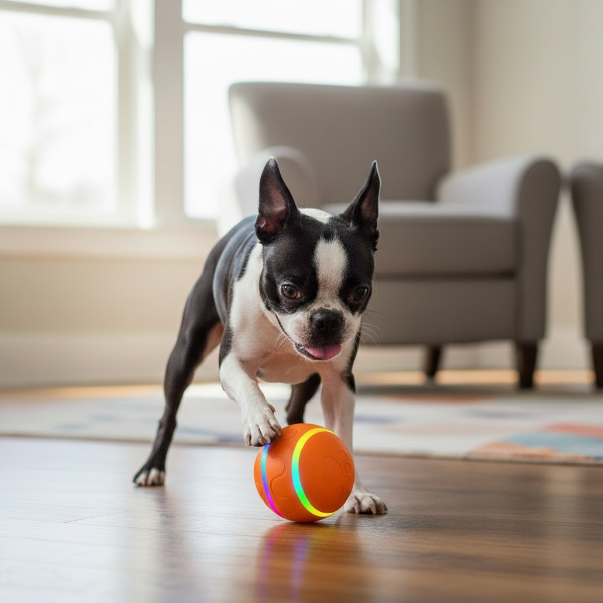 Boston Terrier Tischsets, Set Mit 4 Stück – Hitzebeständig, Rutschfest, Aus Baumwolle-Leinen | 45,7 X 30,5 Cm, Für Esstisch & Küche