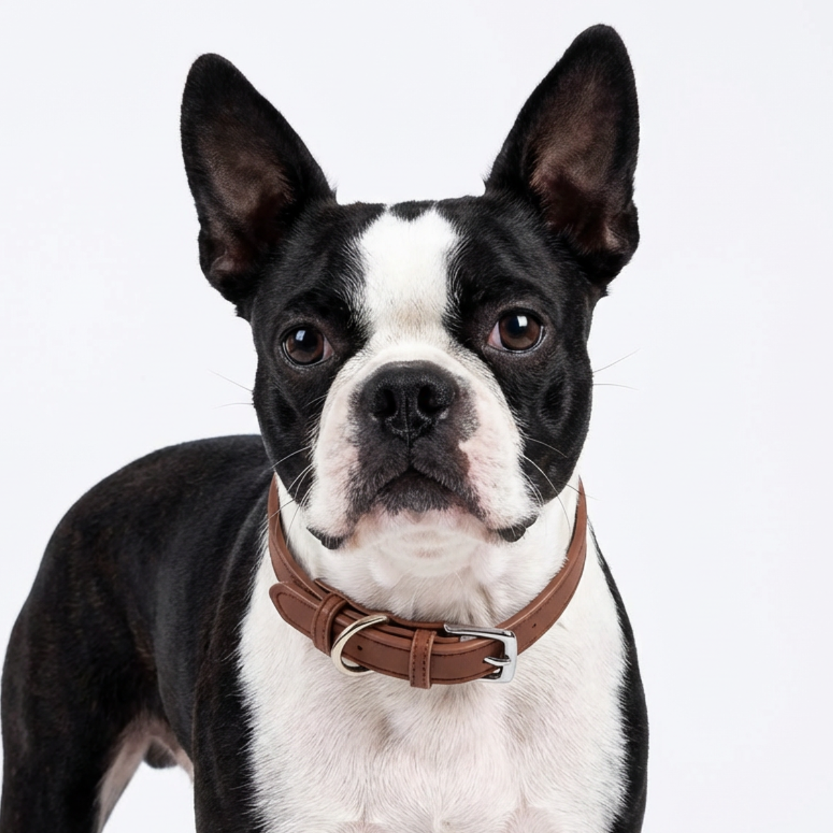 Microfiber Leather Dog Collar .