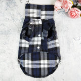 Casual Dog Plaid Shirt