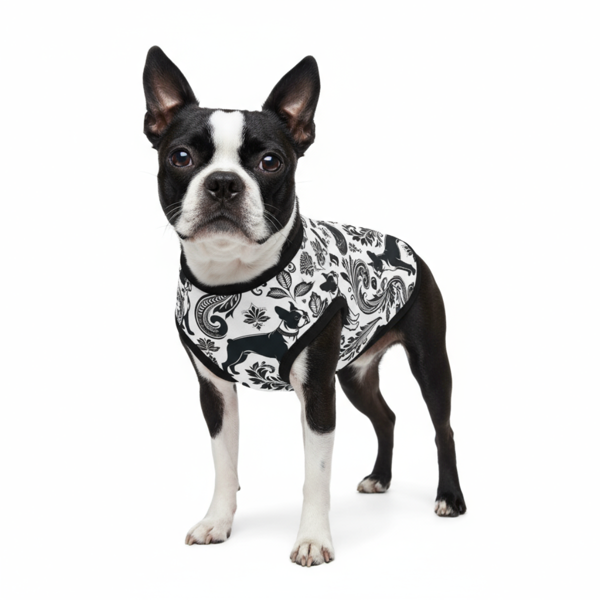Paisley Pup - Boston Terrier Dog Tank Top