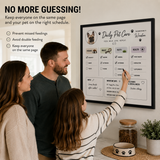 Personalized Pet Care Tracker Board | No More Guessing