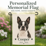 Personalized Pet Memorial Garden Flag