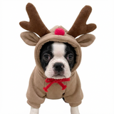 Reindeer Animal Dog hoodie .