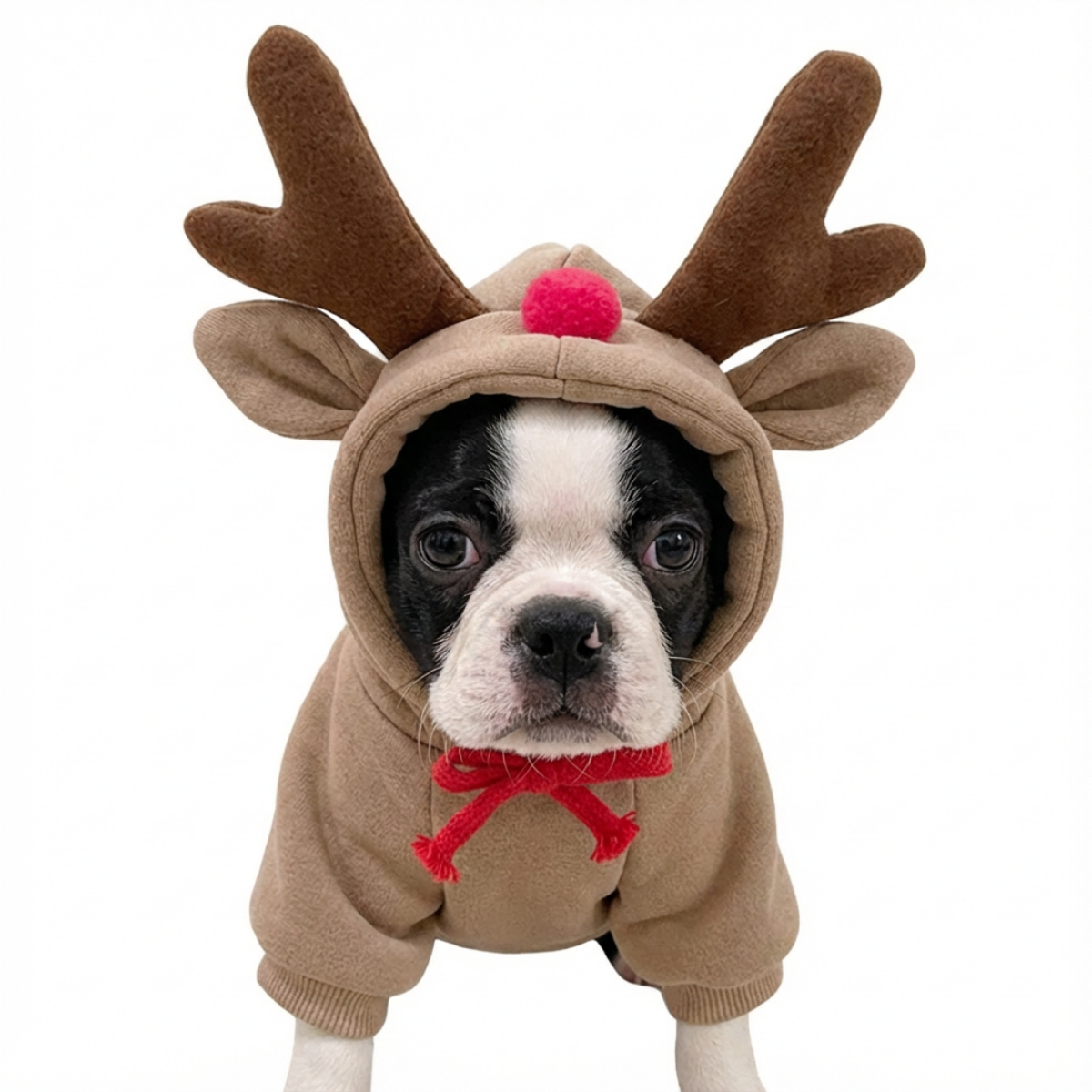 Reindeer Animal Dog hoodie .
