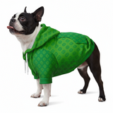 Dog Zip-Up Hoodie - St Patricks Day Leaves Clover