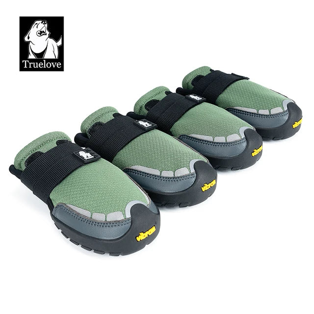 Truelove Explorer Pet Shoes Vibram Sole Reflective Durable Anti-slip Soft Mesh Nylon Comfortable Outdoor 2/4pcs TLS4862