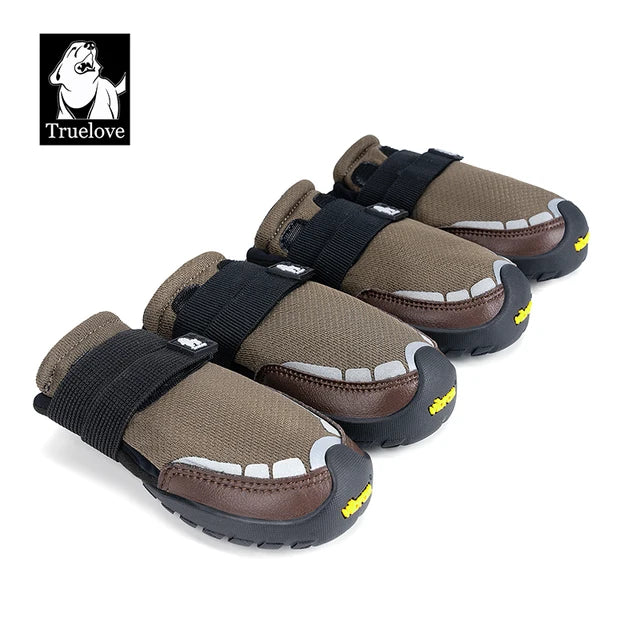 Truelove Explorer Pet Shoes Vibram Sole Reflective Durable Anti-slip Soft Mesh Nylon Comfortable Outdoor 2/4pcs TLS4862