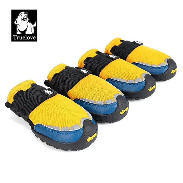 Truelove Explorer Pet Shoes Vibram Sole Reflective Durable Anti-slip Soft Mesh Nylon Comfortable Outdoor 2/4pcs TLS4862