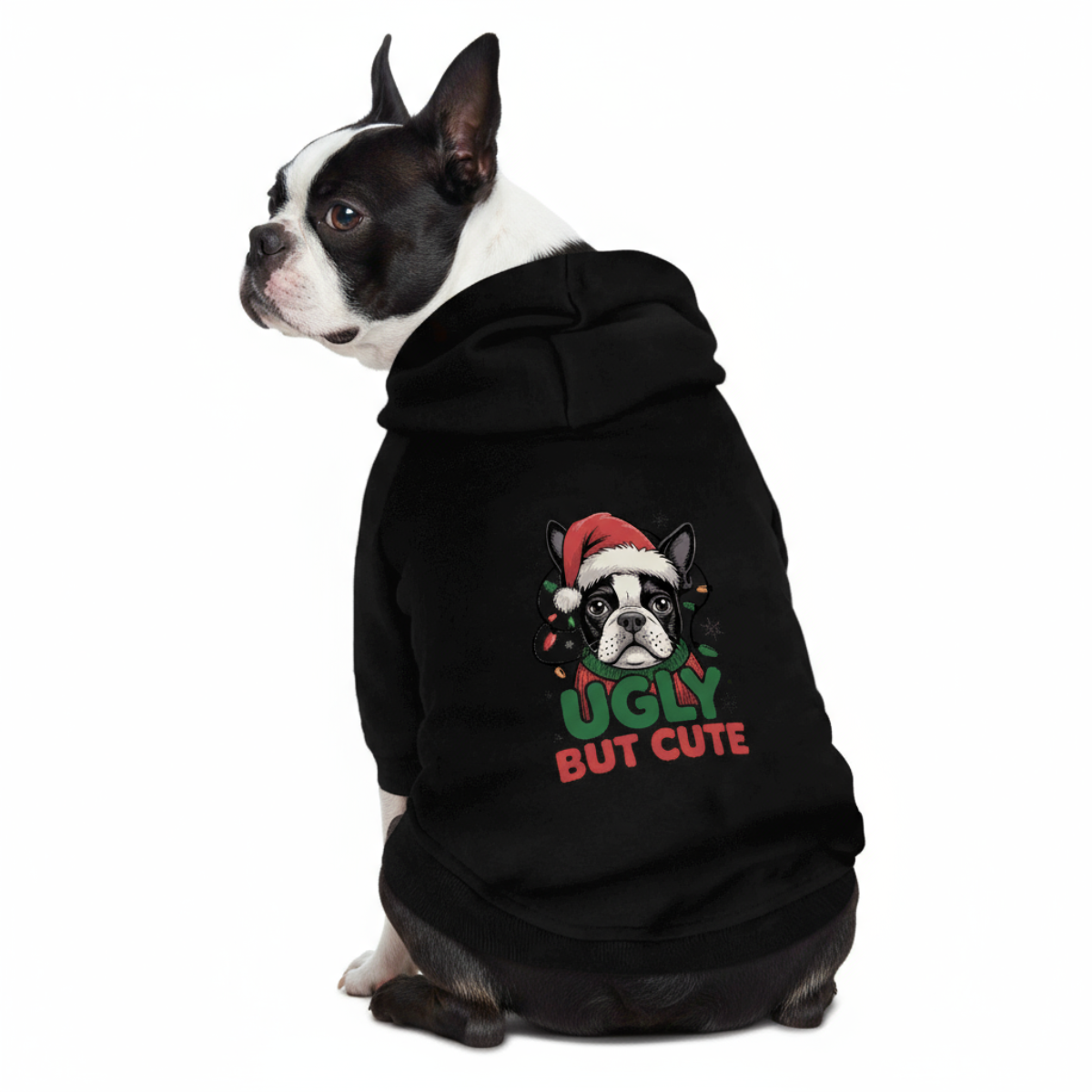 Ugly But Cute 100% Cotton Dog Fleece Hoodie
