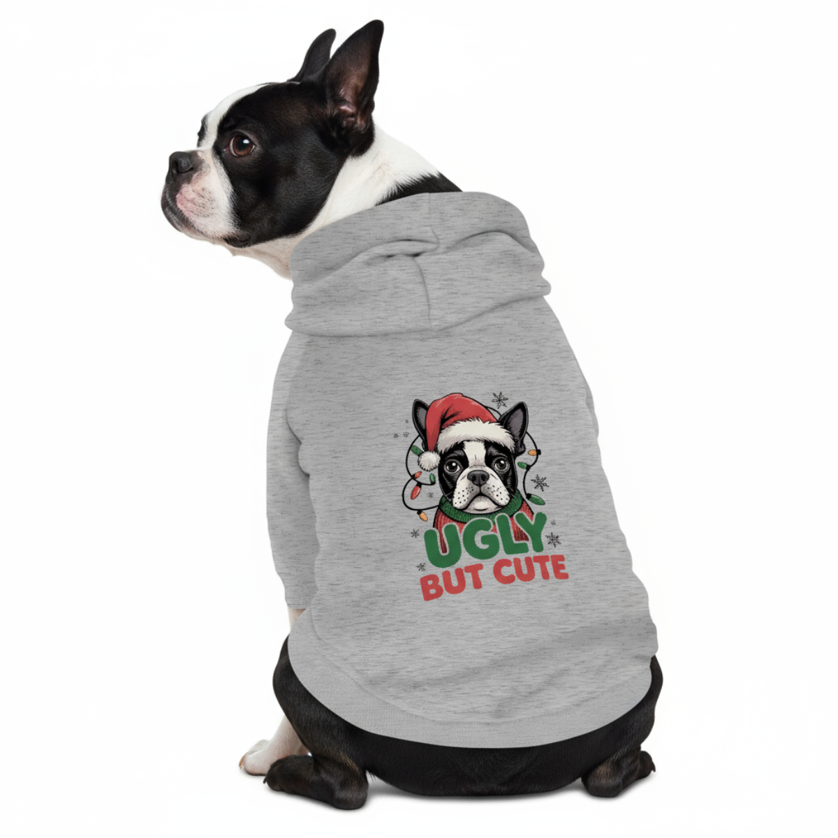 Ugly But Cute 100% Cotton Dog Fleece Hoodie