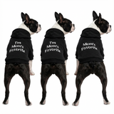 Who's Mom's Favorite 100% Cotton Dog Fleece Hoodies .