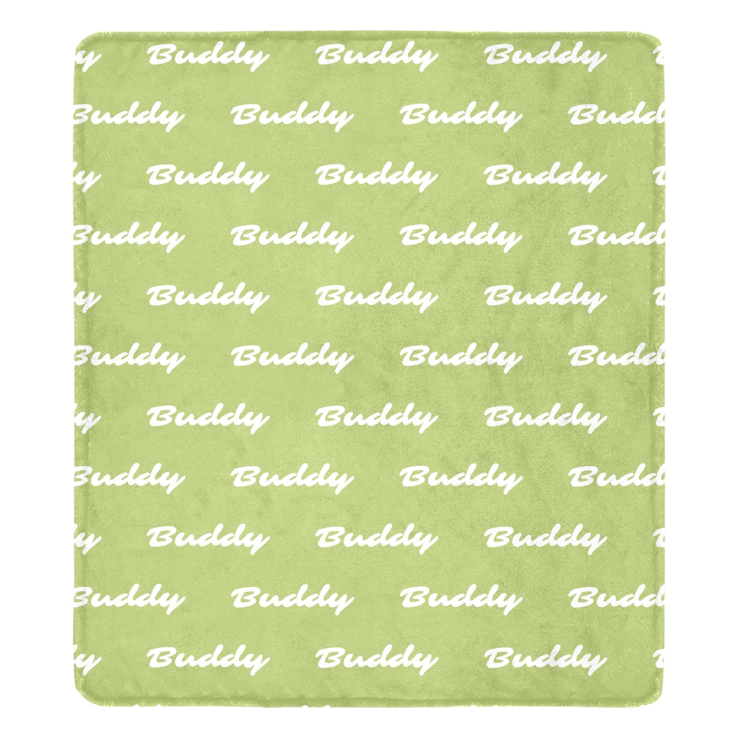 Custom Dog Name Ultra-Soft Micro Fleece Blanket . DarkKhaki