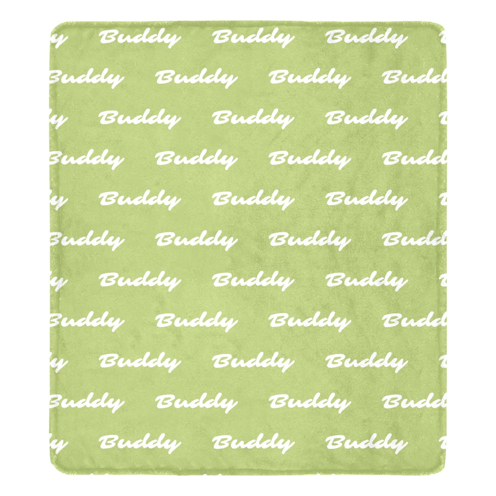 Custom Dog Name Ultra-Soft Micro Fleece Blanket . DarkKhaki