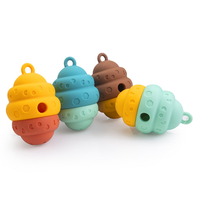 Beehive Honeycomb Slow Feeder Dog Toy .