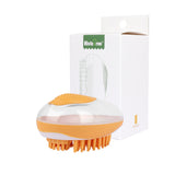 Dog Bath Brush 2-in-1 Pet SPA Massage Comb Soft Silicone Pets Shower Hair Grooming Comb Dog Cleaning Tool