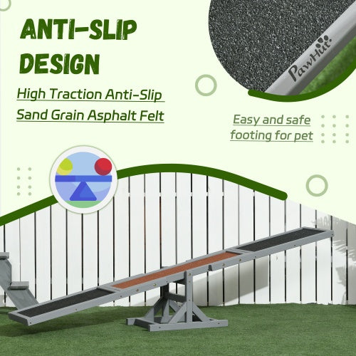 Wooden Dog Agility Seesaw For Training And Exercise