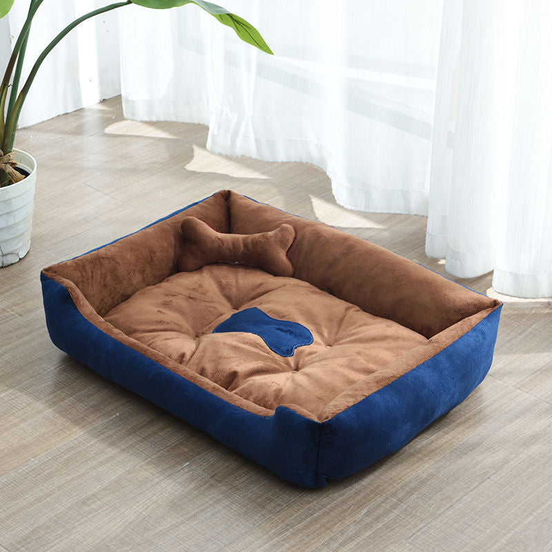 Soft Bone Dog Bed