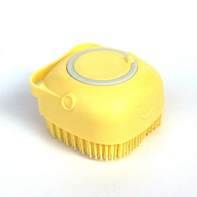 Dog Bath Massage Brush Dog Grooming Cleaning Tool Soft Silicone