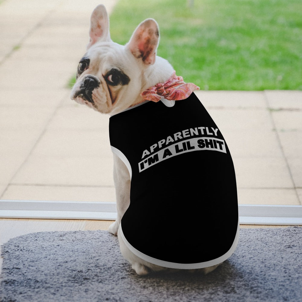 Apparently I'm A Lil Shit Dog Tank Top Shirt