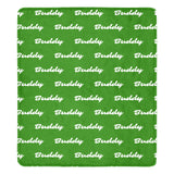 Custom Dog Name Ultra-Soft Micro Fleece Blanket . Green