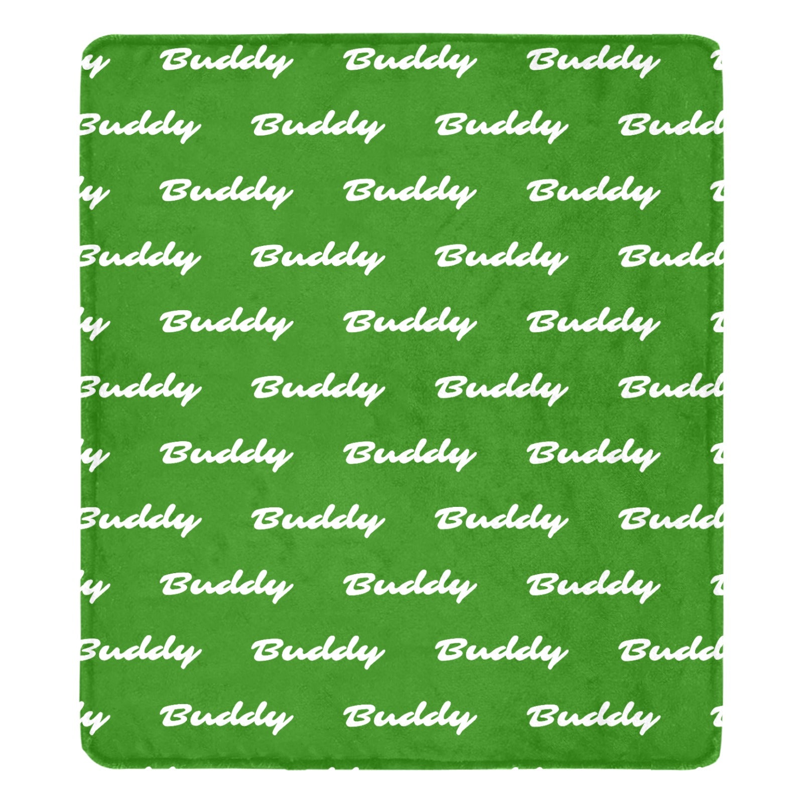 Custom Dog Name Ultra-Soft Micro Fleece Blanket . Green