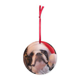 Custom Christmas Acrylic Ornament Using Dog Photo