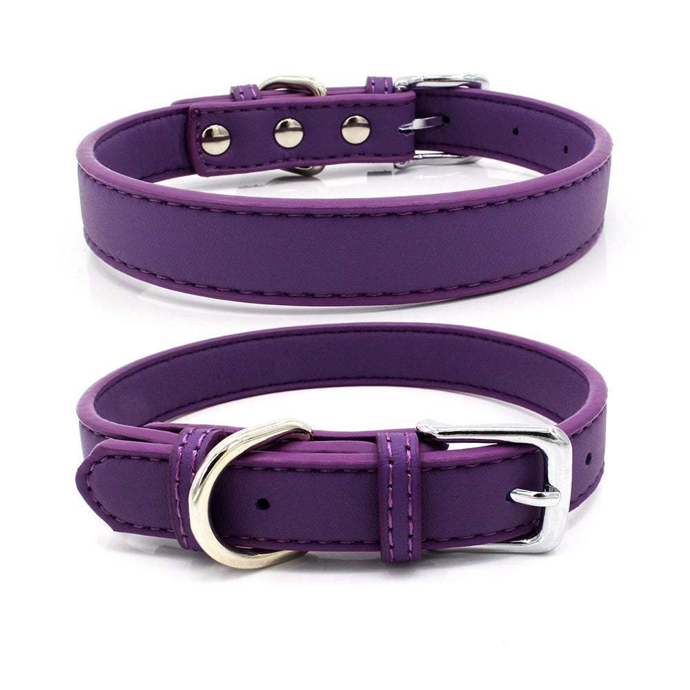Microfiber Leather Dog Collar
