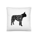 Mandala Boston Terrier Basic Pillow