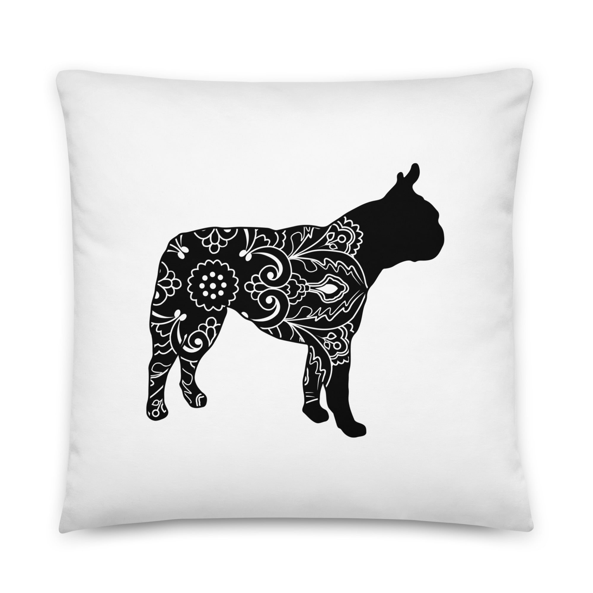 Mandala Boston Terrier Basic Pillow