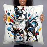 Abstract Terrier Art 02 Basic Pillow