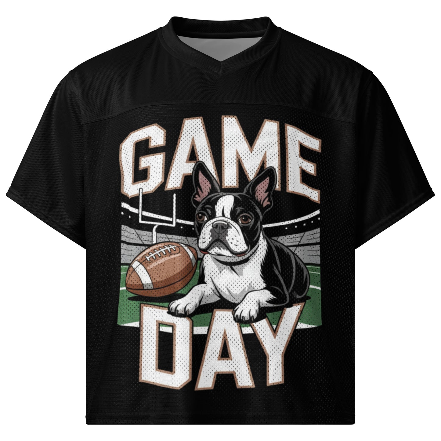 Game Day Dog Boxy Football Jersey . 6XL