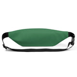 Custom Name with Boston Terrier Silhouette Fanny Pack - Green