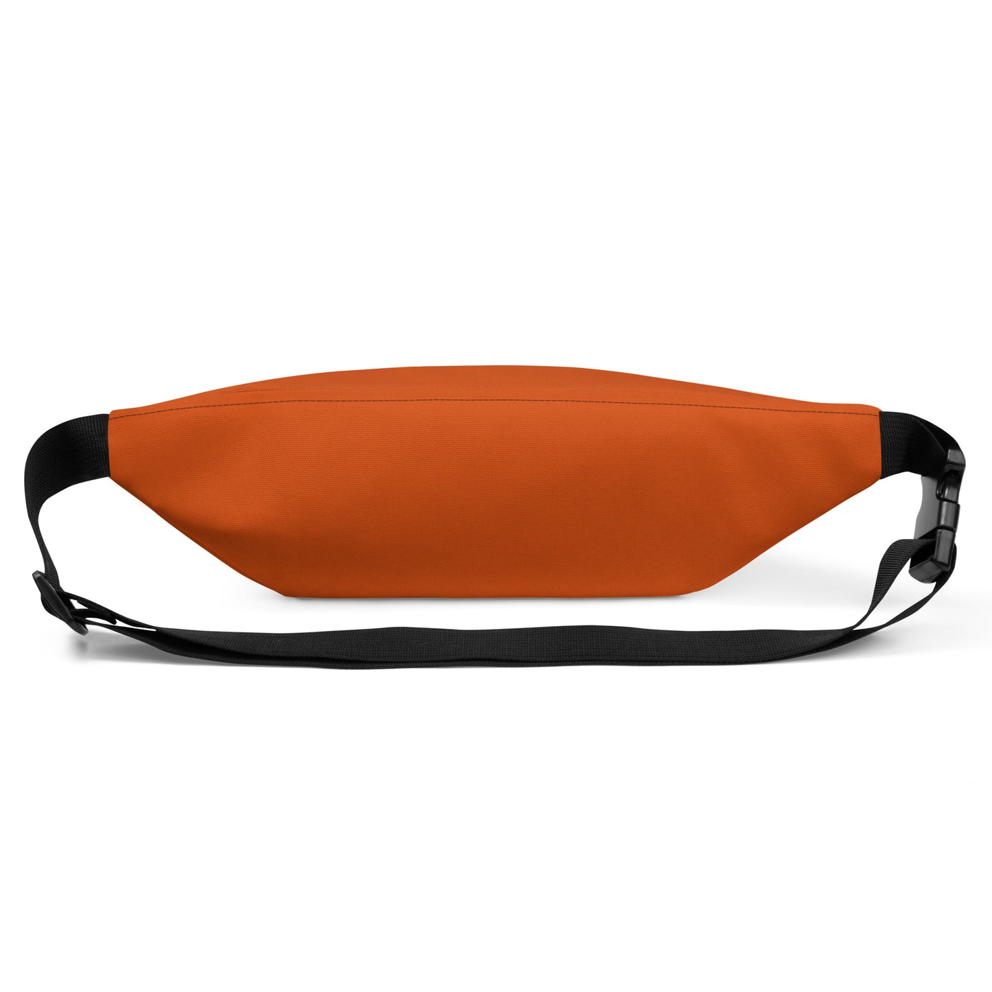 Custom Name with Boston Terrier Silhouette Fanny Pack - Orange