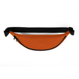 Custom Name with Boston Terrier Silhouette Fanny Pack - Orange