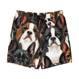 Boston Terrier Dogs Men's Board Shorts . 6XL
