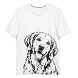 Golden Retriever Head Tilt T-Shirt .